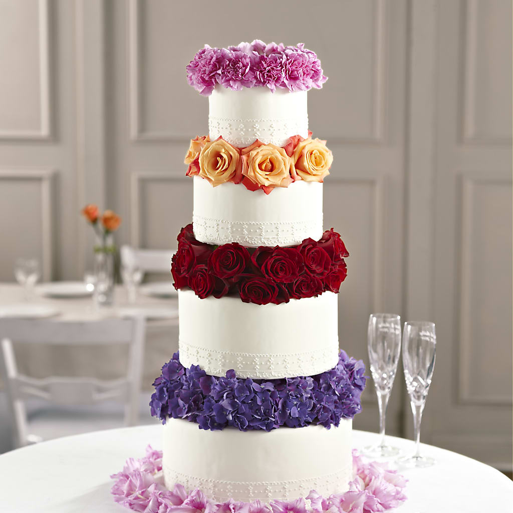 Infinite Love Cake Décor – Walnut Creek Florist, Walnut Creek CA