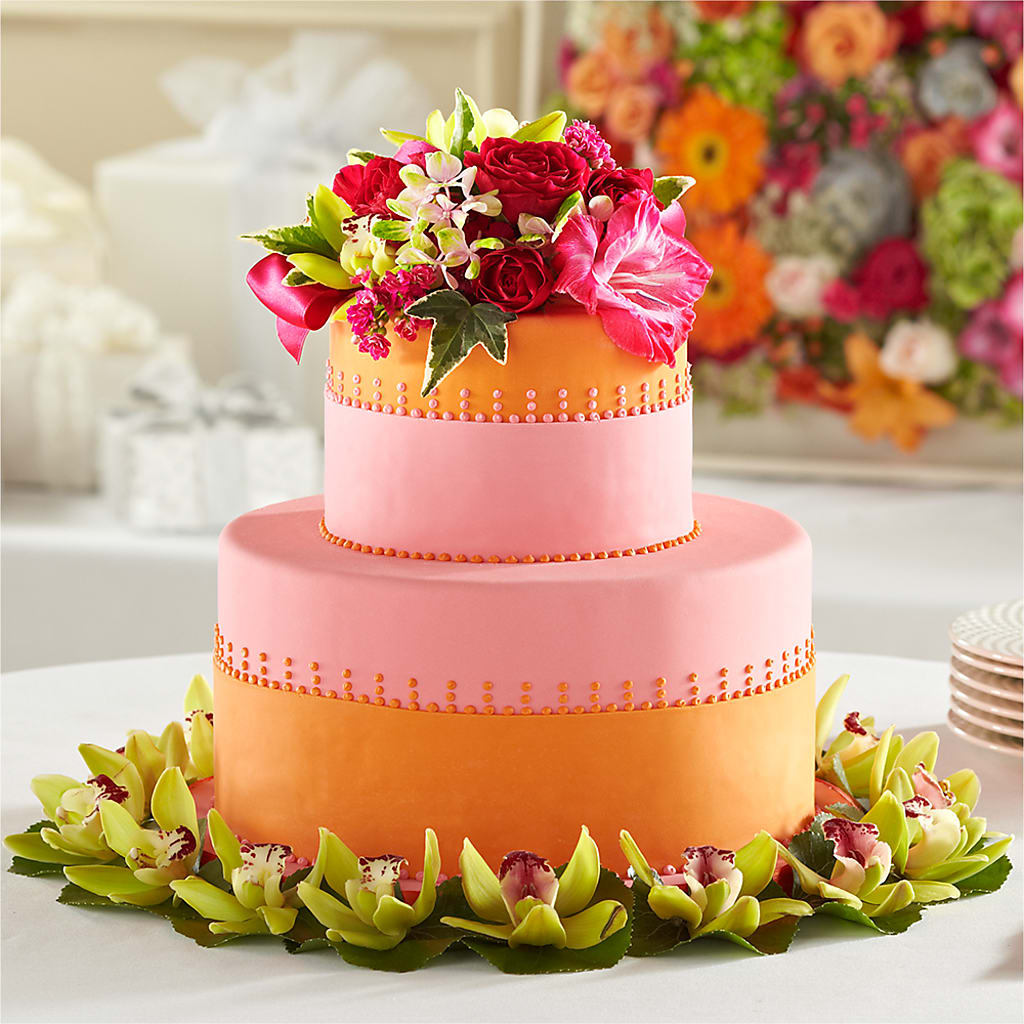 Sweet Citrus Cake Decor – Walnut Creek Florist, Walnut Creek CA