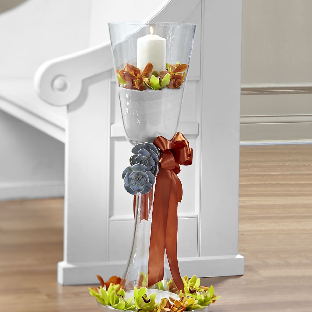 Matrimony Pew Decor – Walnut Creek Florist, Walnut Creek CA