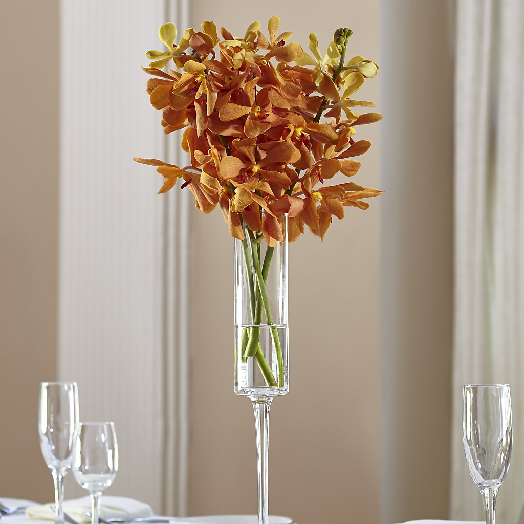 Orange Mokara Bouquet – Walnut Creek Florist, Walnut Creek CA