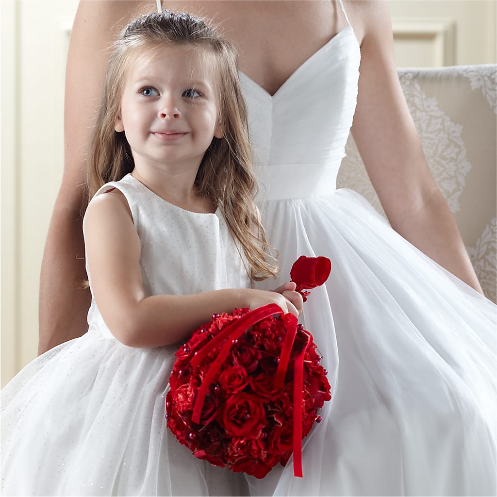 Pure at Heart Flower Girl Arrangement – Walnut Creek Florist, Walnut Creek CA