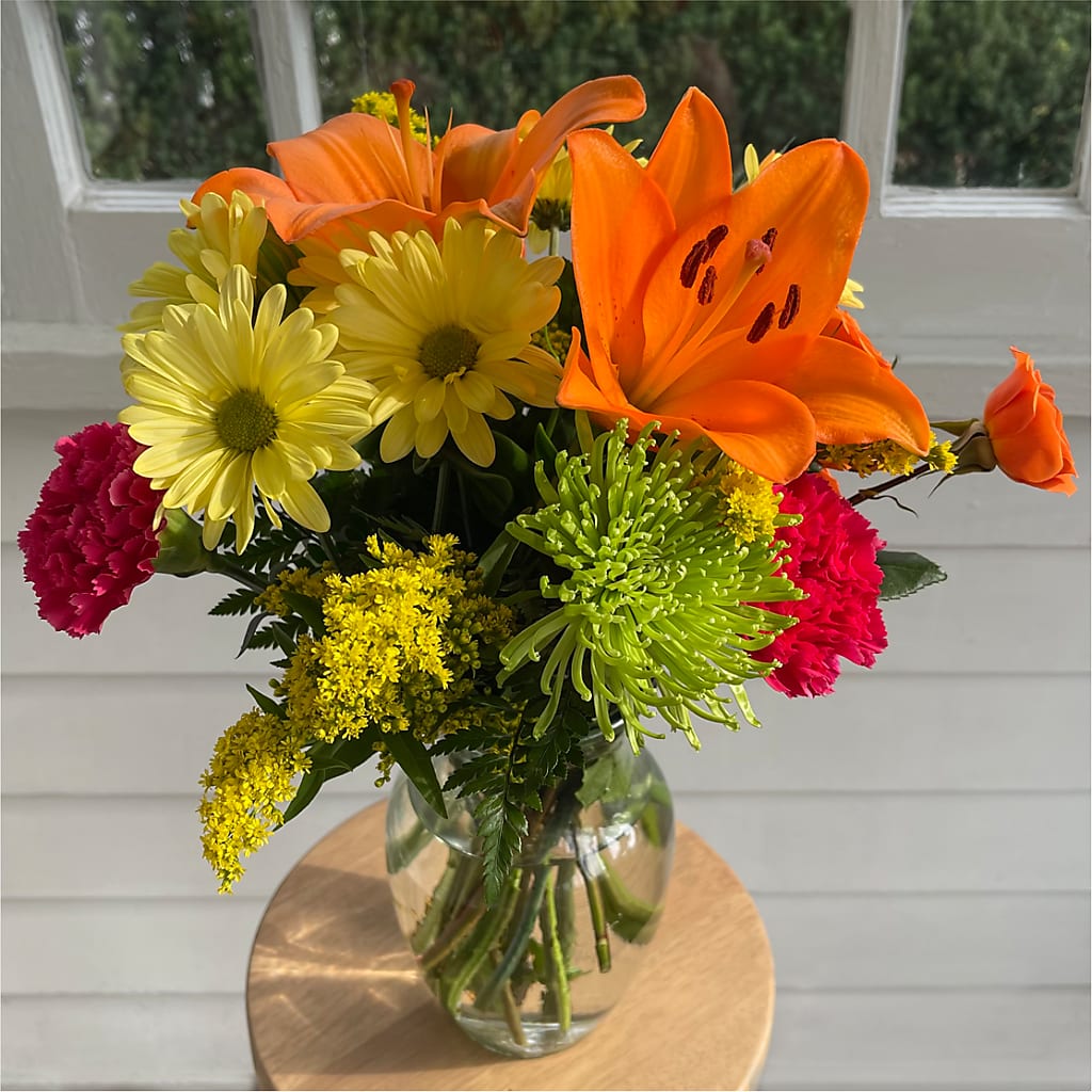 Bold & Bright – A Florist Original –  Walnut Creek Florist, Walnut Creek CA