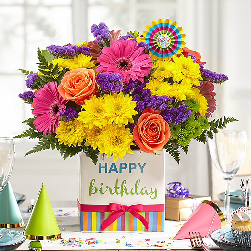 Birthday Brights Bouquet –  Walnut Creek Florist, Walnut Creek CA