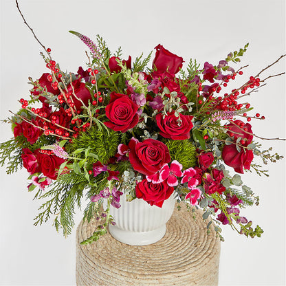 Big Red Bow Bouquet –  Walnut Creek Florist, Walnut Creek CA