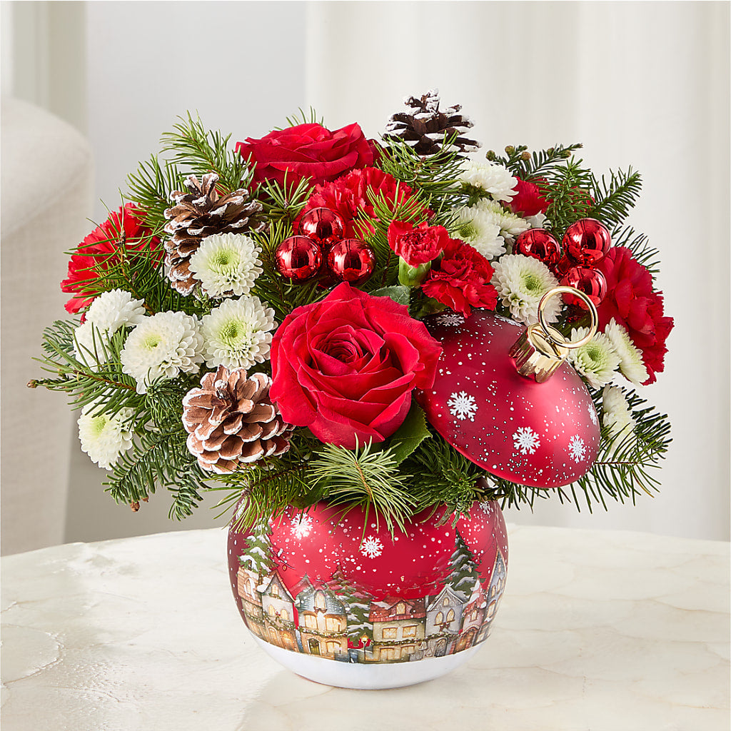Christmas Carols Ornament –  Walnut Creek Florist, Walnut Creek CA