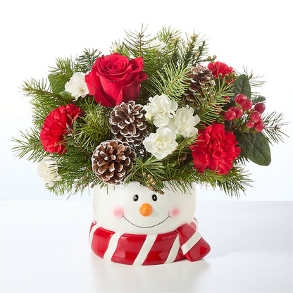 Jolly Snowman Bouquet –  Walnut Creek Florist, Walnut Creek CA