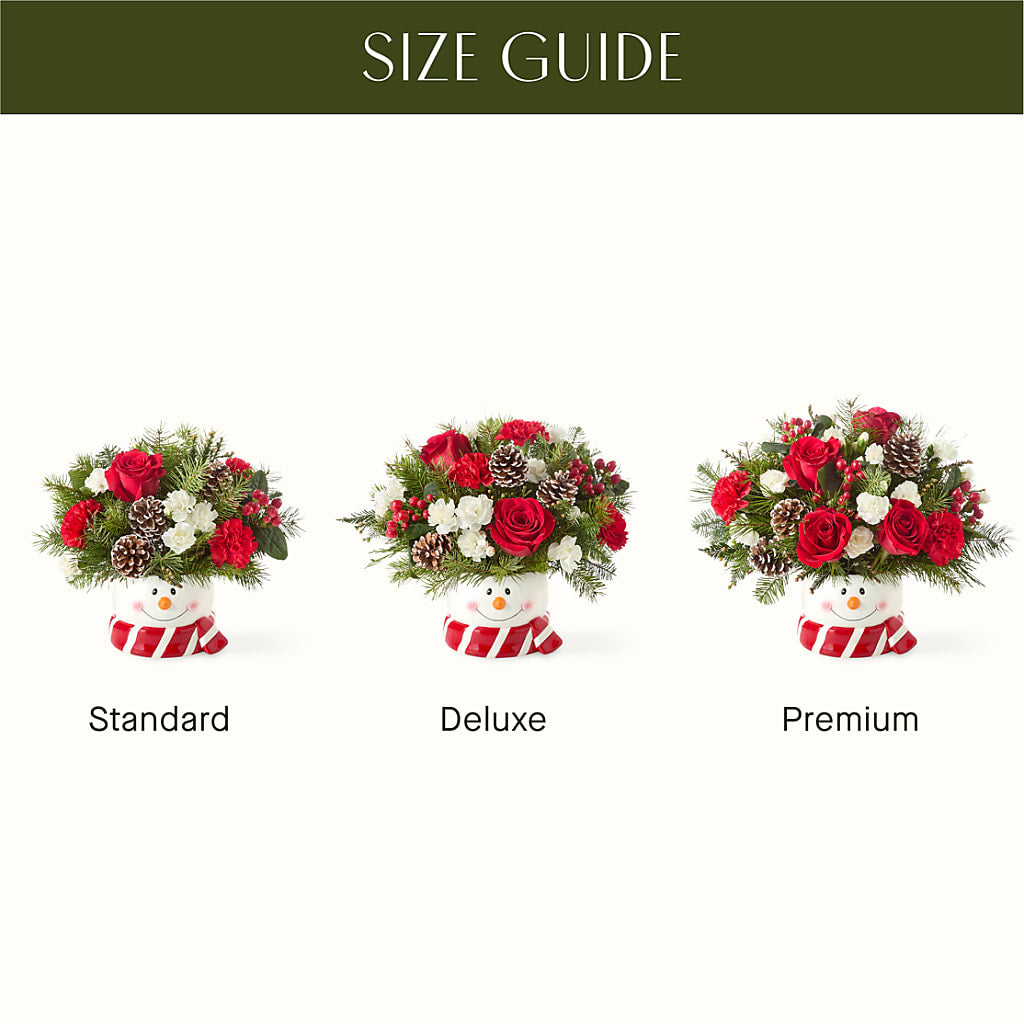 Jolly Snowman Bouquet –  Walnut Creek Florist, Walnut Creek CA
