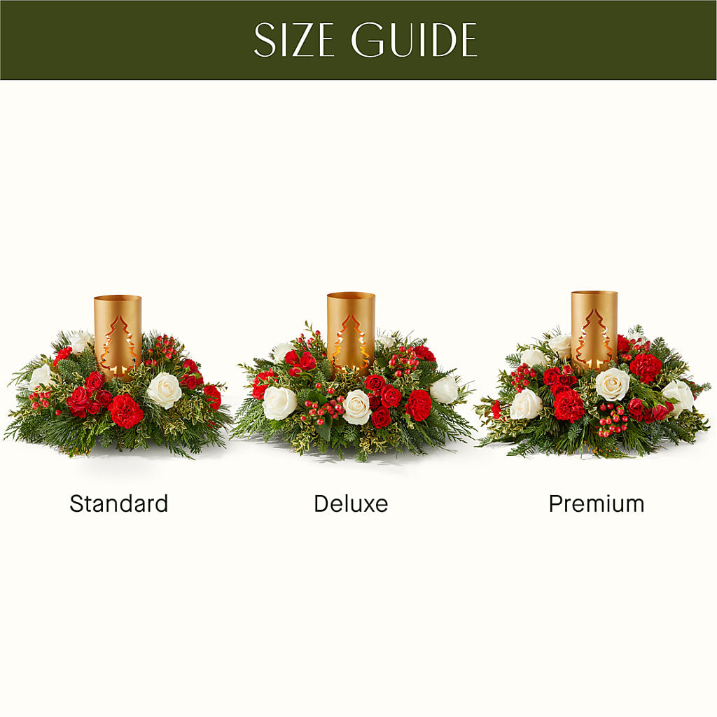 December Dreams Centerpiece –  Walnut Creek Florist, Walnut Creek CA