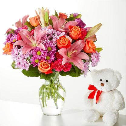 One and Only Bouquet and Bear Bundle –  Walnut Creek Florist, Walnut Creek CA
