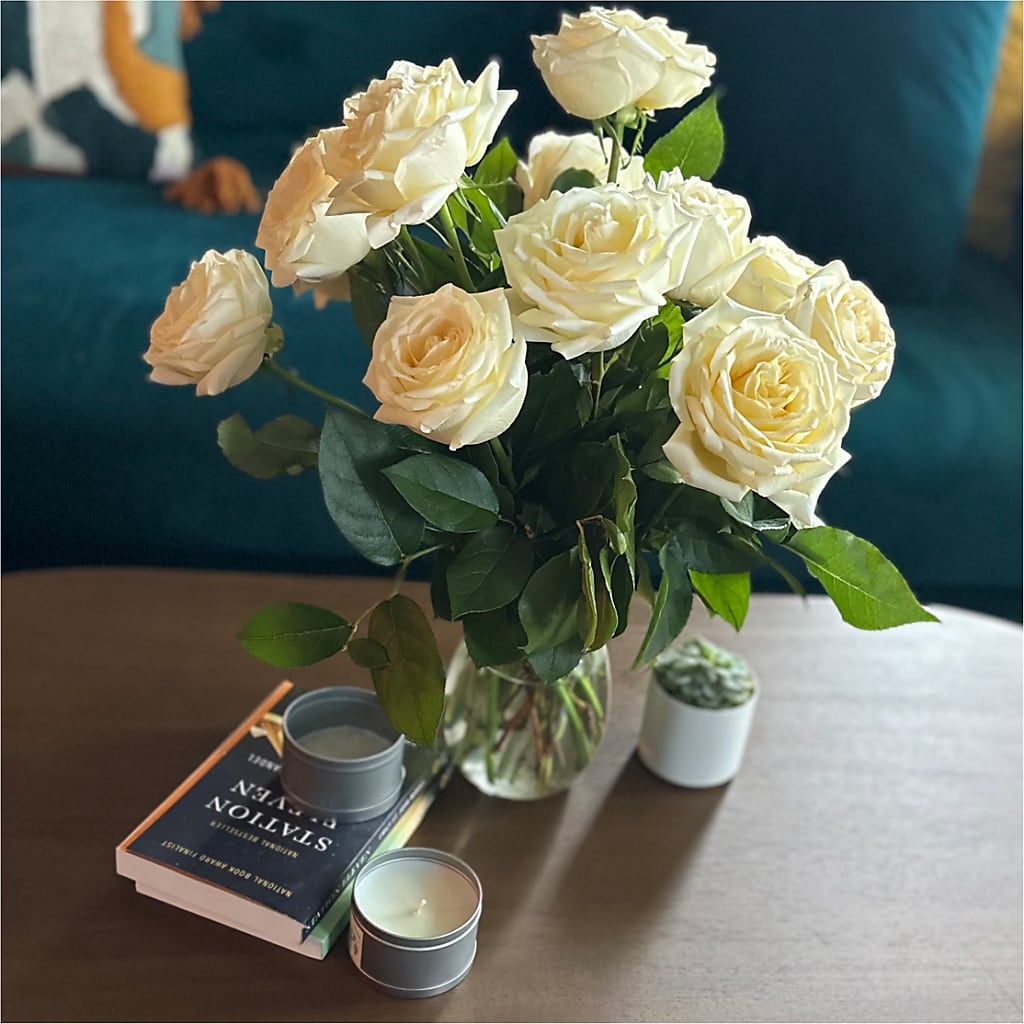 Long Stem Yellow Rose Bouquet –  Walnut Creek Florist, Walnut Creek CA