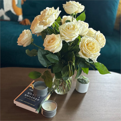 Long Stem Yellow Rose Bouquet –  Walnut Creek Florist, Walnut Creek CA