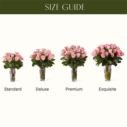 Long Stem Pink Rose Bouquet –  Walnut Creek Florist, Walnut Creek CA