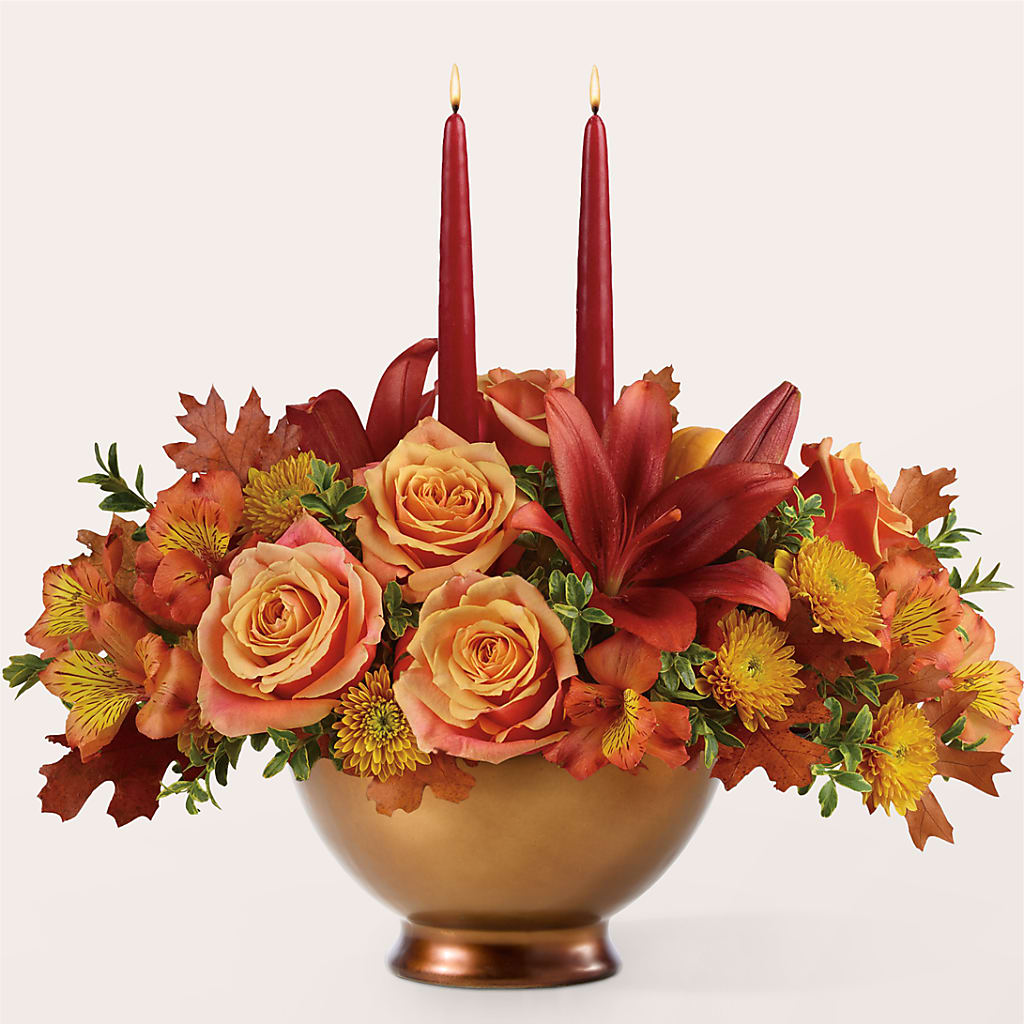 Harvest Table Centerpiece –  Walnut Creek Florist, Walnut Creek CA