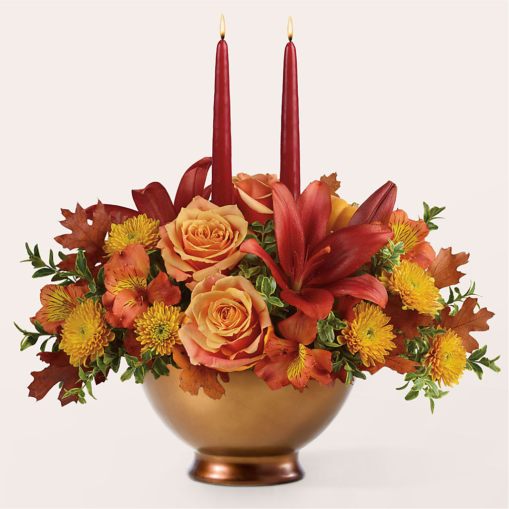 Harvest Table Centerpiece –  Walnut Creek Florist, Walnut Creek CA