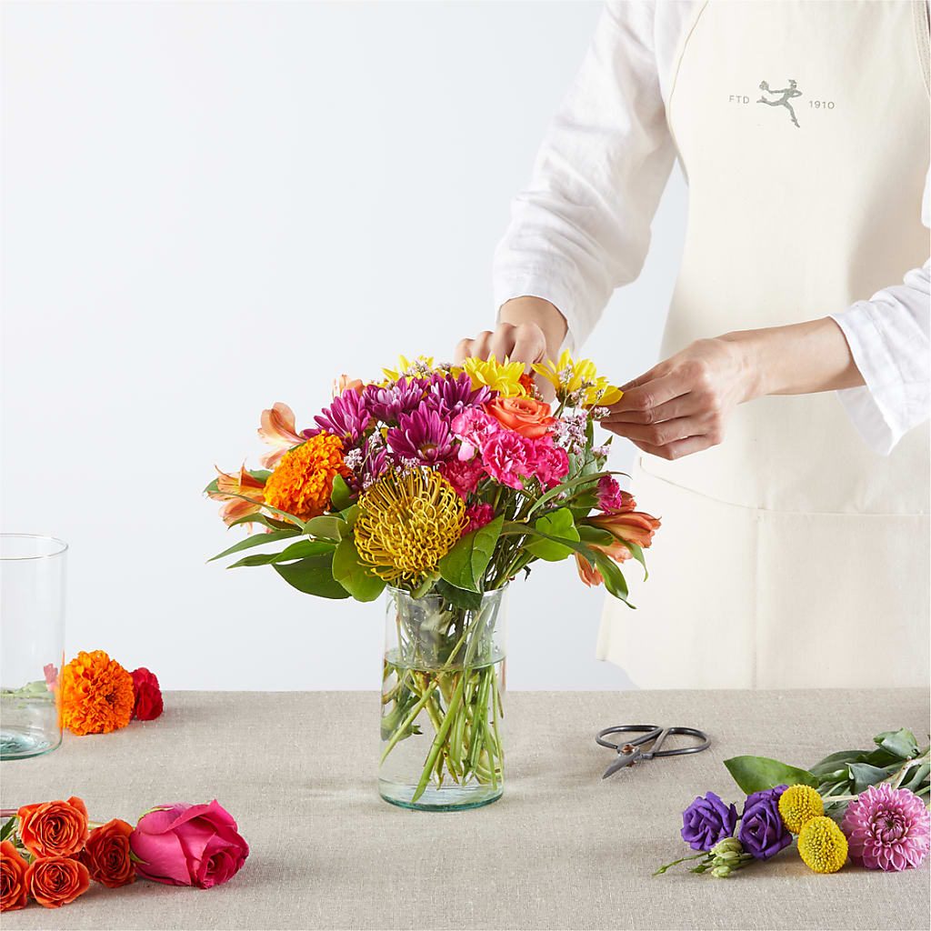 Feast of Color – A Florist Original –  Walnut Creek Florist, Walnut Creek CA