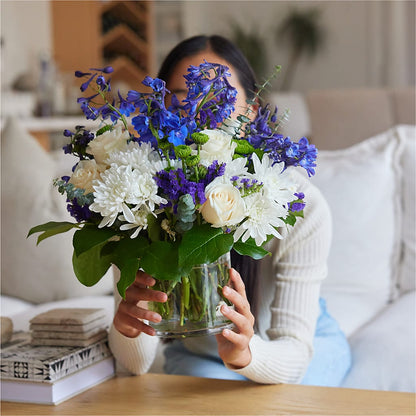 Cerulean Waves Bouquet –  Walnut Creek Florist, Walnut Creek CA