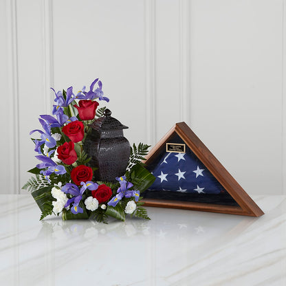 Patriotic Tribute Arrangement –  Walnut Creek Florist, Walnut Creek CA