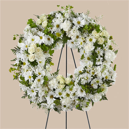 Faithful Wishes Wreath –  Walnut Creek Florist, Walnut Creek CA