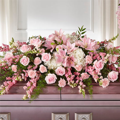 Life & Remembrance Casket Spray –  Walnut Creek Florist, Walnut Creek CA