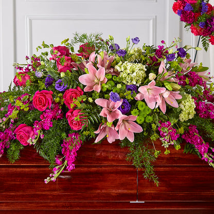 Radiant Tribute Casket Spray –  Walnut Creek Florist, Walnut Creek CA