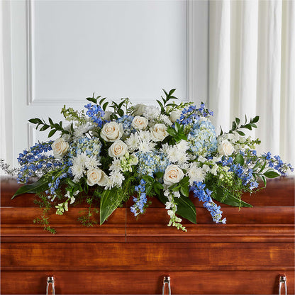 Timeless Essence Casket Spray –  Walnut Creek Florist, Walnut Creek CA
