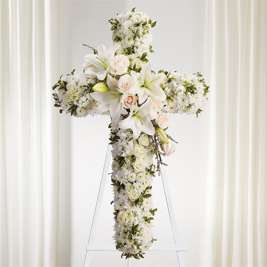 Spiritual Guidance Standing Spray –  Walnut Creek Florist, Walnut Creek CA