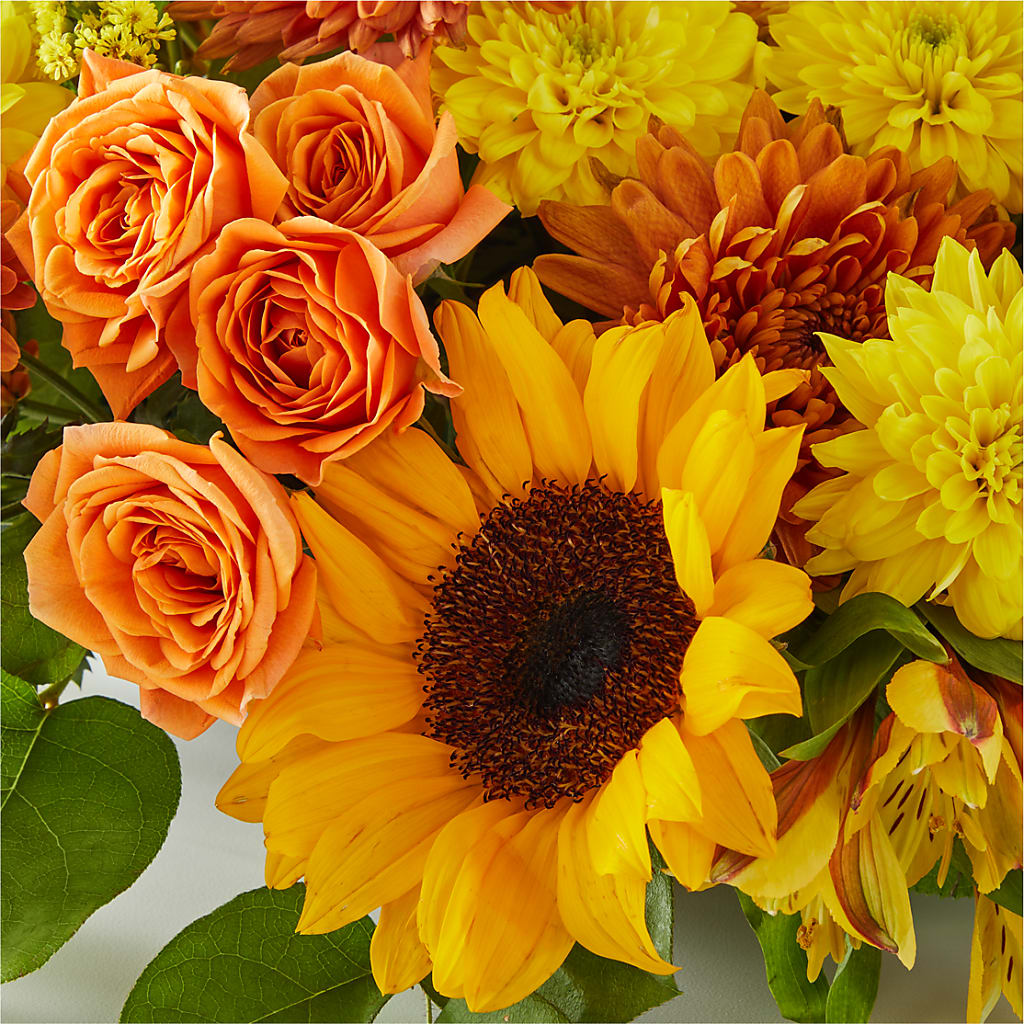 Autumn Harmony Centerpiece –  Walnut Creek Florist, Walnut Creek CA