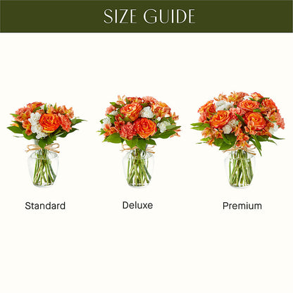 Apricot Glow Bouquet –  Walnut Creek Florist, Walnut Creek CA