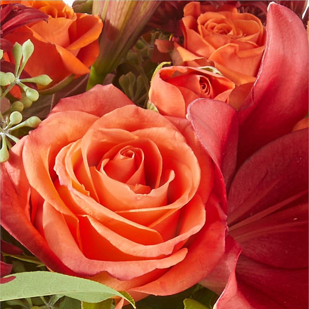 Crimson Leaves Bouquet –  Walnut Creek Florist, Walnut Creek CA