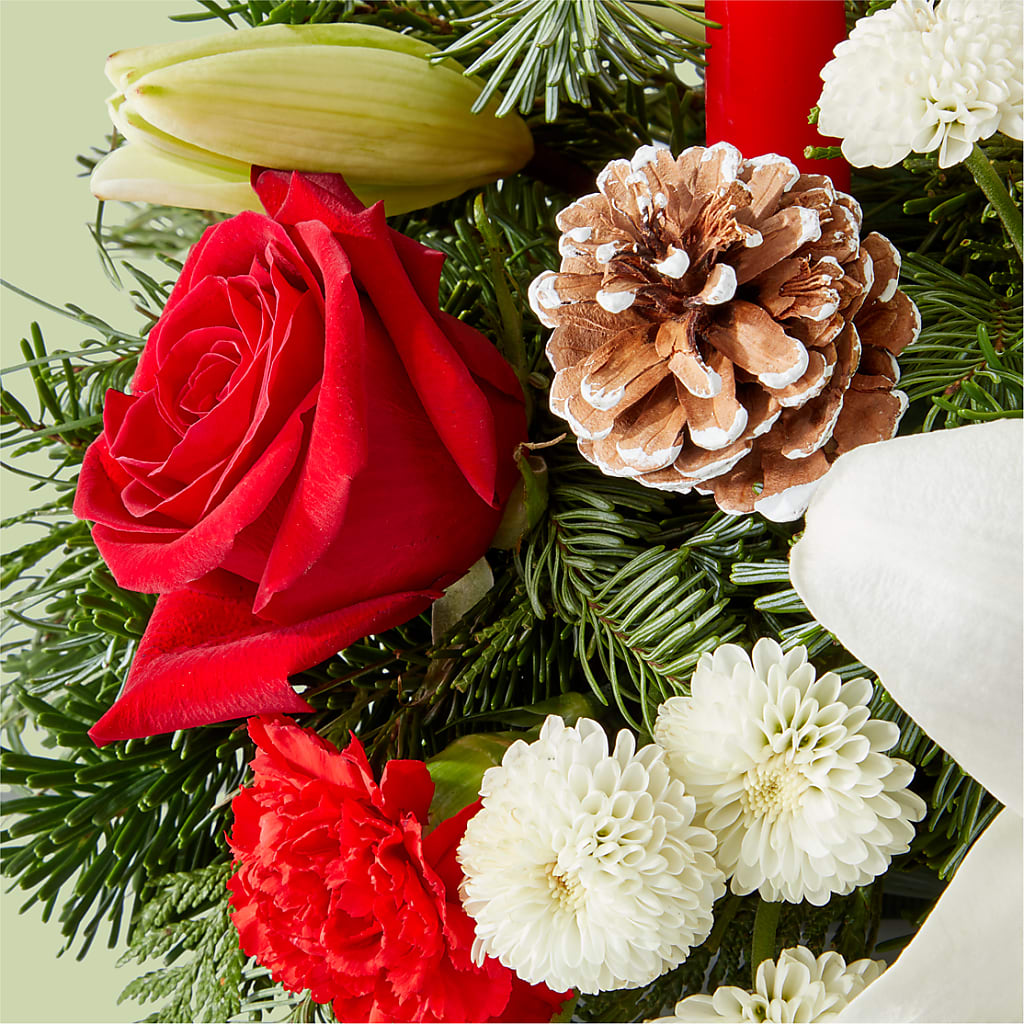 Seasonal Festivities Centerpiece –  Walnut Creek Florist, Walnut Creek CA