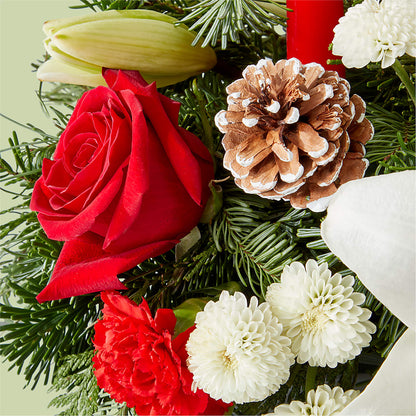 Seasonal Festivities Centerpiece –  Walnut Creek Florist, Walnut Creek CA