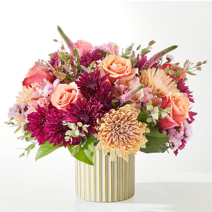 Berry Cobbler Bouquet with Ivory Vase –  Walnut Creek Florist, Walnut Creek CA