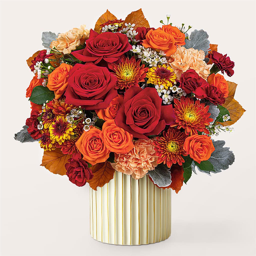 Merlot Bouquet with Ivory Vase –  Walnut Creek Florist, Walnut Creek CA
