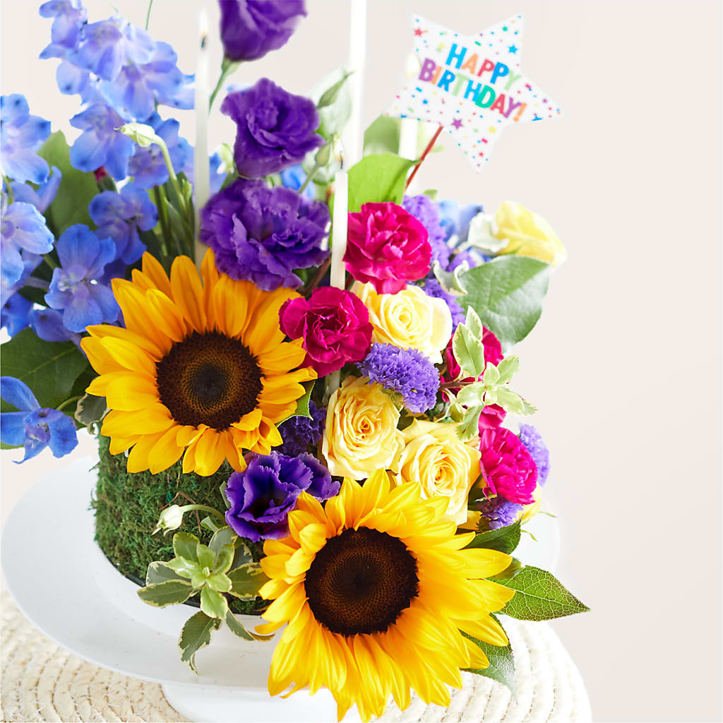 Star of the Day Floral Cake –  Walnut Creek Florist, Walnut Creek CA