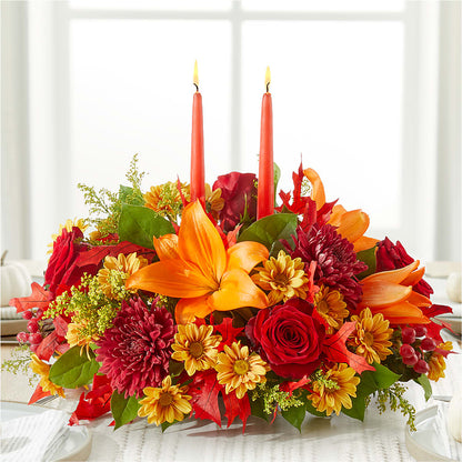 Autumn's Embrace Centerpiece –  Walnut Creek Florist, Walnut Creek CA