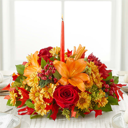 Autumn's Embrace Centerpiece –  Walnut Creek Florist, Walnut Creek CA