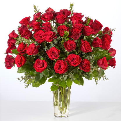 Forever Yours Fifty Stem Red Rose Bouquet –  Walnut Creek Florist, Walnut Creek CA