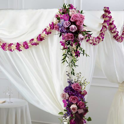 Color & Light Chuppah Decor –  Walnut Creek Florist, Walnut Creek CA