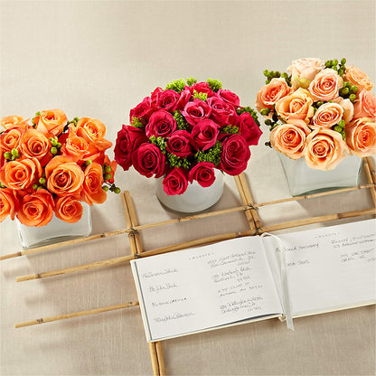 Dawn Rose Centerpiece –  Walnut Creek Florist, Walnut Creek CA
